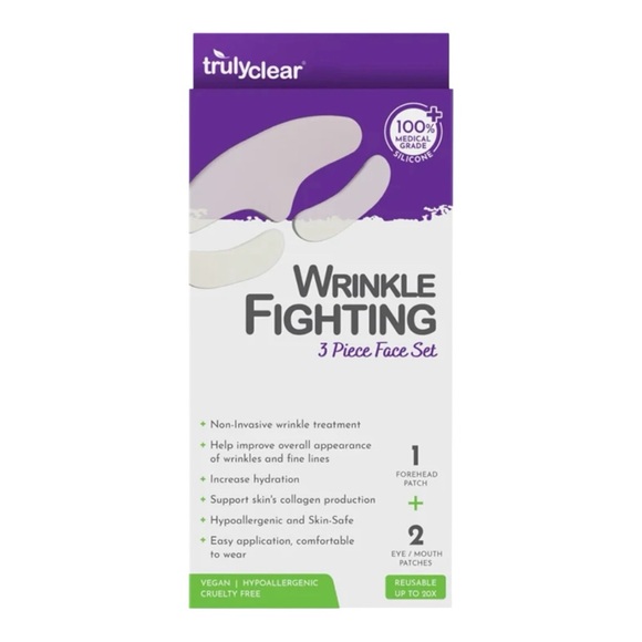 TRULY CLEAR Wrinkle Fighting Silicone 3-Piece Face Set | Brand New - Picture 2 of 4